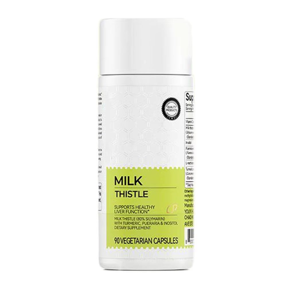 Milk Thistle Capsules Protect Daily Liver Health and Detoxification Anti-Hair Loss Vegetarian Capsules Dietary Supplement